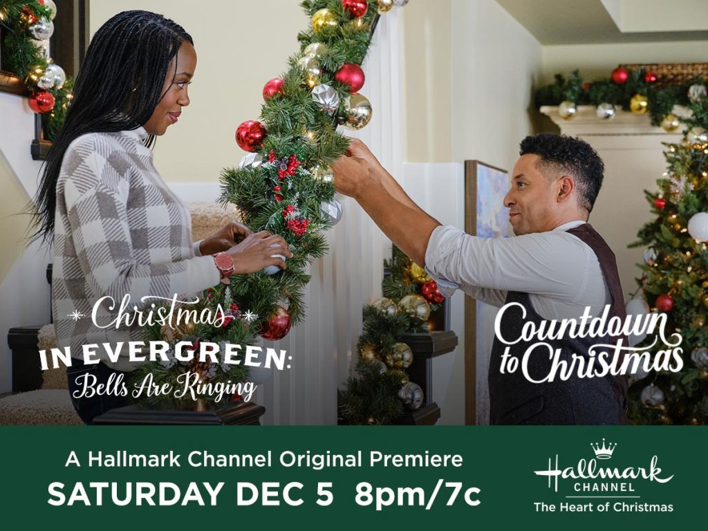 Get ready for more Countdown to Christmas with Christmas In Evergreen: Bells Are Ringing on Hallmark Channel. Win prizes!