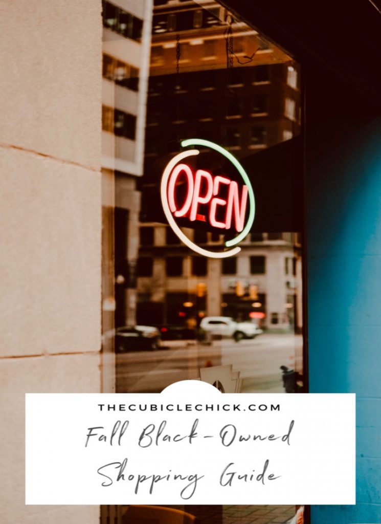 Help support Black owned businesses by purchasing items from my Fall Black Owned Shopping Guide 2021 edition. There's something for everyone!