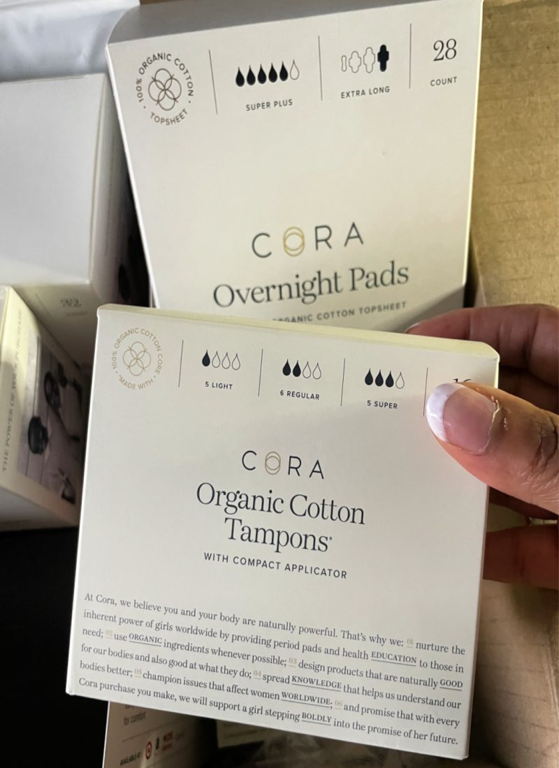 Let’s Talk About Periods With Cora Life Products